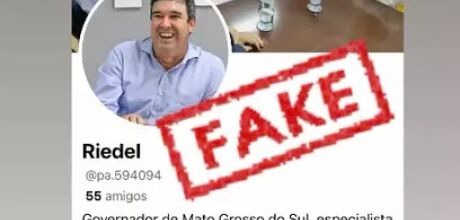Governador de Mato Grosso do Sul denuncia perfil falso dele criado para dar golpes