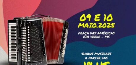Rio Verde sedia 1&deg; encontro de sanfoneiros, com artistas de MS, Paraguai e Argentina
