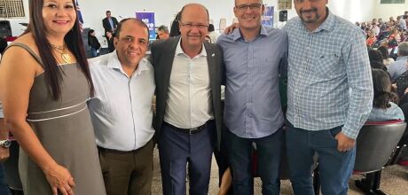 Vereadores e prefeito de Rio Verde participam do MS Ativo Municipalismo 2025 em Coxim