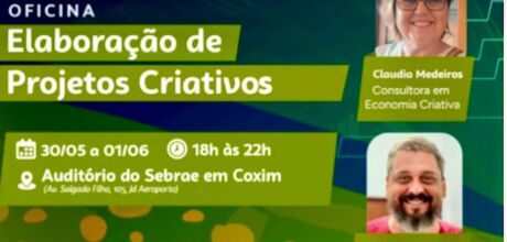 Coxim Recebe Oficina de Projetos Criativos com Especialistas Reconhecidos