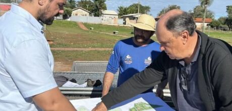 Secretaria de Obras acompanha 1&ordf; Etapa da Revitaliza&ccedil;&atilde;o do Ch&atilde;o Batido em Rio Verde (MS)
