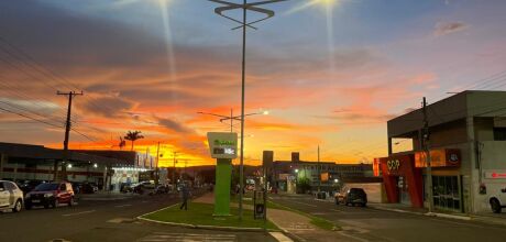 S&aacute;bado de calor e c&eacute;u aberto em Coxim
