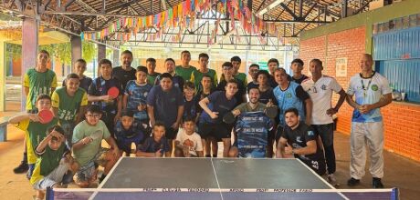 Escolas da REE de Pedro Gomes, Sonora e Coxim participam de Festival de T&ecirc;nis de Mesa