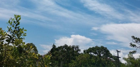 S&aacute;bado de sol e c&eacute;u aberto marca o clima em Coxim neste 19 de julho