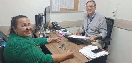 Vereadora L&uacute;cia da AAVC cumpre agenda na Capital em busca de investimentos para Coxim