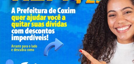 J&aacute; iniciou o REFIS 2025 da Prefeitura de Coxim com descontos de at&eacute; 100% em Juros e Multas
