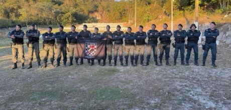 For&ccedil;a T&aacute;tica de Coxim amplia preparo com treinamento em armamento de alto calibre 