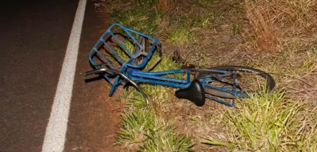 Ciclista morre e motociclista fica ferido ap&oacute;s colis&atilde;o na MS-010, em Campo Grande
