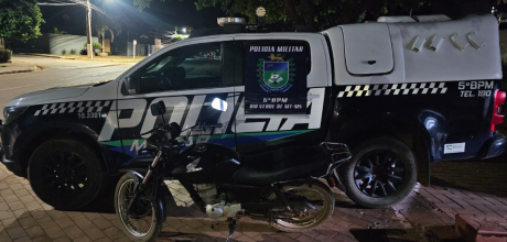Pol&iacute;cia Militar prende homem por recepta&ccedil;&atilde;o e recupera motocicleta em Rio Verde

