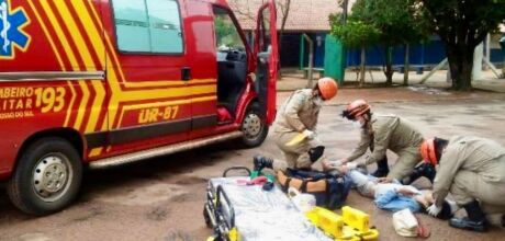 Mais um acidente em Coxim nas primeiras horas desta sexta-feira (03)