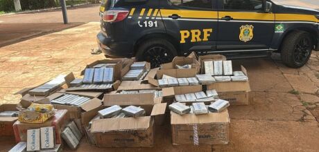 Pol&iacute;cia apreende 629 kg de coca&iacute;na em caminh&atilde;o de min&eacute;rio na BR-262 em Terenos
