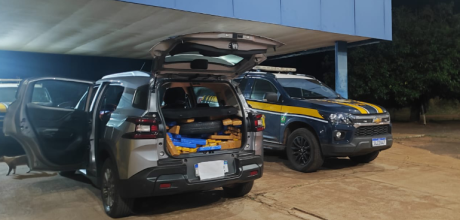 PRF apreende 829 quilos de maconha e recupera dois ve&iacute;culos furtados na BR-262
