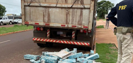 PRF apreende 340 kg de coca&iacute;na em dois flagrantes na fronteira com o Paraguai
