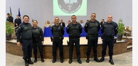 Pol&iacute;cia Militar homenageia profissionais e parceiros em solenidade comemorativa em Coxim