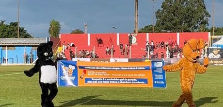 Abertura do Campeonato Sul-Mato-Grossense de Futebol 2026 destaca campanha de conscientiza&ccedil;&atilde;o