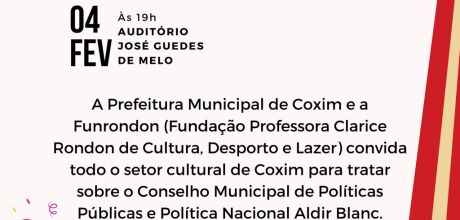 Coxim abre o ano cultural com encontro que convoca artistas e fazedores de cultura