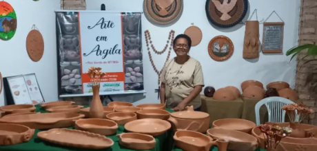Artes&atilde; de Rio Verde &eacute; destaque na abertura da Feira M&atilde;os que Criam durante Semana do Artes&atilde;o