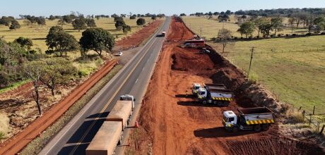 BR-163 vira corredor de obras e pode atrasar viagens em MS