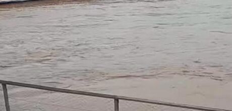 Defesa Civil monitora n&iacute;vel do Rio Taquari ap&oacute;s dias de chuva em Coxim