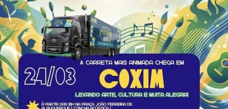 A noite de amanh&atilde; (24) ser&aacute; cultural em Coxim com o projeto "Circula Cultura MS