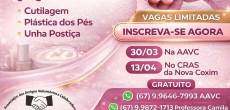 Cursos gratuitos abrem portas para renda extra e capacita&ccedil;&atilde;o em Coxim