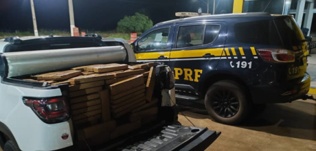 PRF apreende 787 kg de maconha durante fiscaliza&ccedil;&atilde;o na BR-158 em Tr&ecirc;s Lagoas
