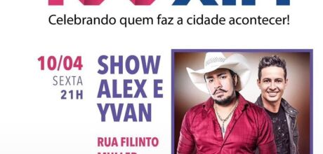   Coxim celebra 128 anos com show de Alex e Yvan hoje (10)