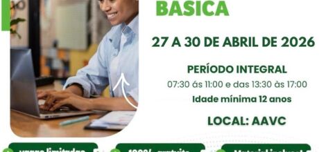 Curso gratuito de inform&aacute;tica b&aacute;sica &eacute; oferecido em Coxim com vagas limitadas