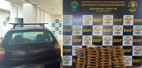 DOF prende homem com 120 kg de maconha; suspeito diz que quitava d&iacute;vida com fac&ccedil;&atilde;o
