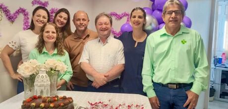 Prefeito Edilson Magro participa de homenagem pelo Dia das M&atilde;es no Hospital Regional de Coxim