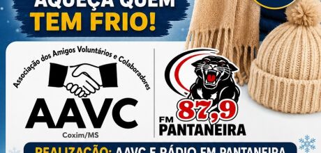 Campanha do Agasalho 2026 arrecada roupas e cobertores para fam&iacute;lias em situa&ccedil;&atilde;o de vulnerabilidade 