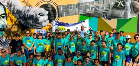 Dezenas de fam&iacute;lias participaram da 5&ordf; Pedalada da Ado&ccedil;&atilde;o na manh&atilde; deste s&aacute;bado (30) em Coxim