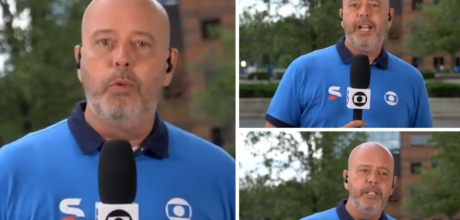 Alex Escobar tem pico de press&atilde;o e passa mal ao vivo