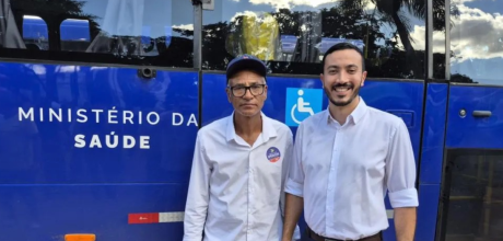 Pedro Gomes &eacute; contemplado com micro-&ocirc;nibus para a Sa&uacute;de