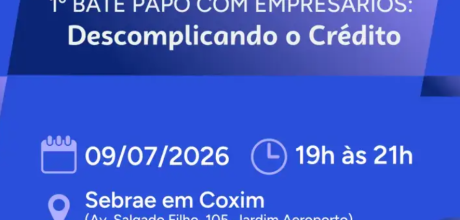 Sebrae/MS promove bate-papo em Coxim para orientar empreendedores sobre acesso ao cr&eacute;dito