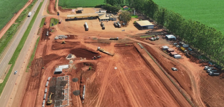 Obras do primeiro Ponto de Parada alteram tr&aacute;fego na BR-163 em S&atilde;o Gabriel do Oeste
