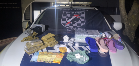 Pol&iacute;cia Militar prende homem de 56 anos por tr&aacute;fico de drogas e apreende mais de 2 quilos 