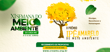 Inscrições abertas para II Prêmio Ipê Amarelo de Meio Ambiente