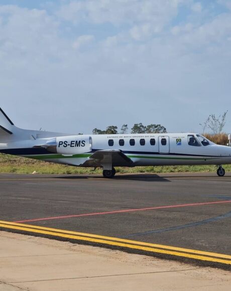 Prefeitura de Coxim e Governo do Estado organizavam transporte a&eacute;reo para paciente renal
