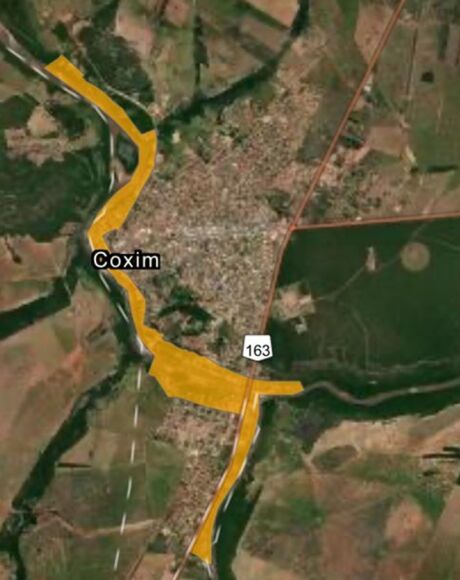 Coxim possui alto grau de vulnerabilidade ambiental devido &agrave;s inunda&ccedil;&otilde;es, diz app de preven&ccedil;&atilde;o