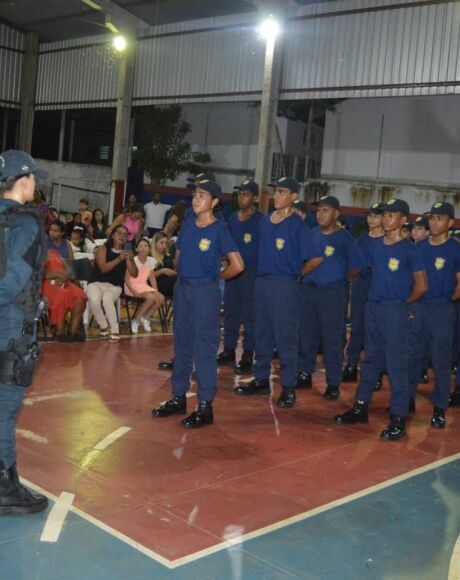 PM em Coxim realiza formatura emocionante do Programa Patrulha Mirim do Tr&acirc;nsito