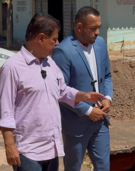 Marcinho solicita R$ 10 milh&otilde;es ao Senador Nelsinho para troca da drenagem de avenida em Coxim