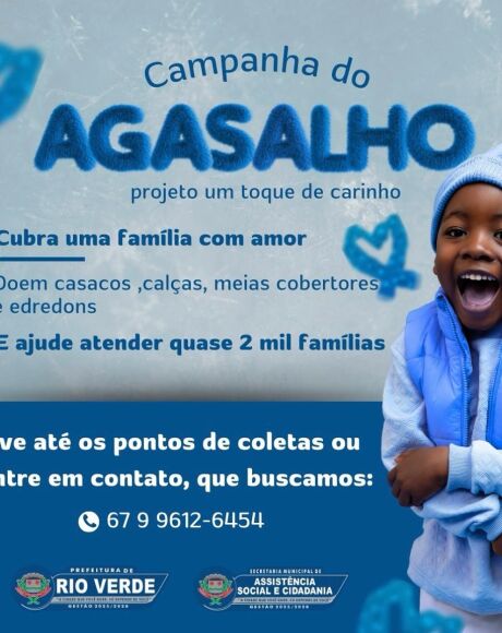 Prefeitura de Rio Verde d&aacute; in&iacute;cio &agrave; Campanha do Agasalho 2025