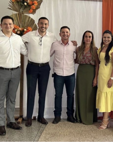 Prefeito de Pedro Gomes e comitiva participam do encontro regional do MS Ativo em Coxim