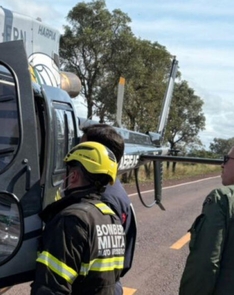 Menina de 6 anos ferida em acidente na BR-262 teve perna amputada
