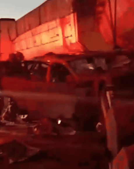 Acidente entre carro e carreta na BR-163 deixa cinco feridos, dois em estado grave, em Campo Grande
