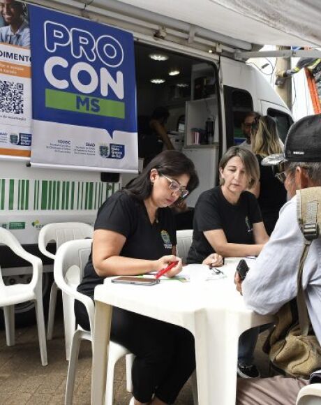 Procon/MS promove orienta&ccedil;&atilde;o e
atendimento em Campo Grande e Sonora
