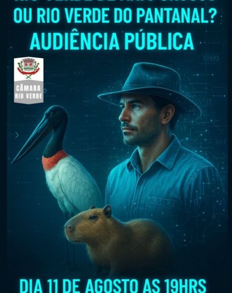 "Rio Verde de Mato Grosso ou Rio Verde do Pantanal?": Audi&ecirc;ncia reacende debate sobre identidade