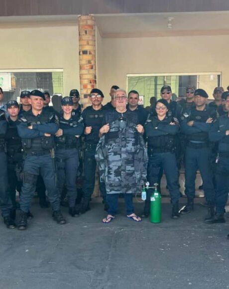 Em Coxim, sargento &eacute; acolhido com carreata ap&oacute;s alta de interna&ccedil;&atilde;o por fibrose pulmonar
