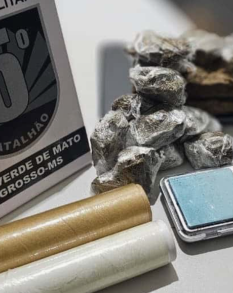 PM fecha ponto de venda de drogas em Rio Verde de Mato Grosso, e det&eacute;m tr&ecirc;s suspeitos
